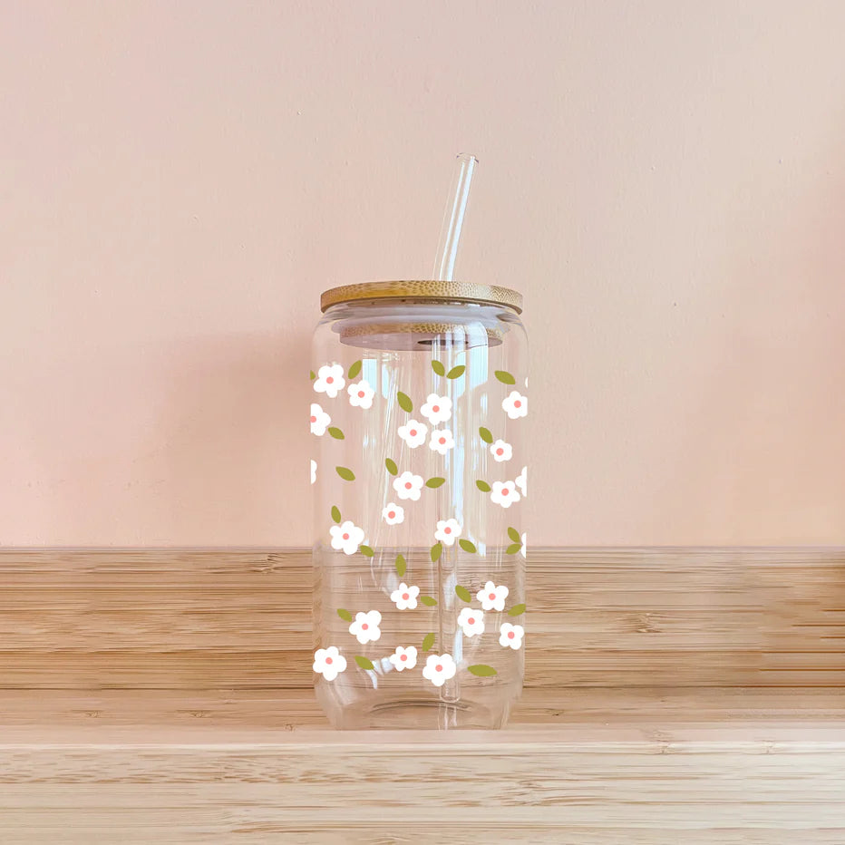 MÖMY Verre Boho Maison MÖMY Bloom blanc