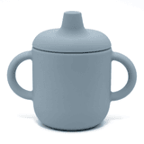 Noüka Gobelet à bec anti-fuite en silicone Alimentation Bulle bijouterie Lily blue