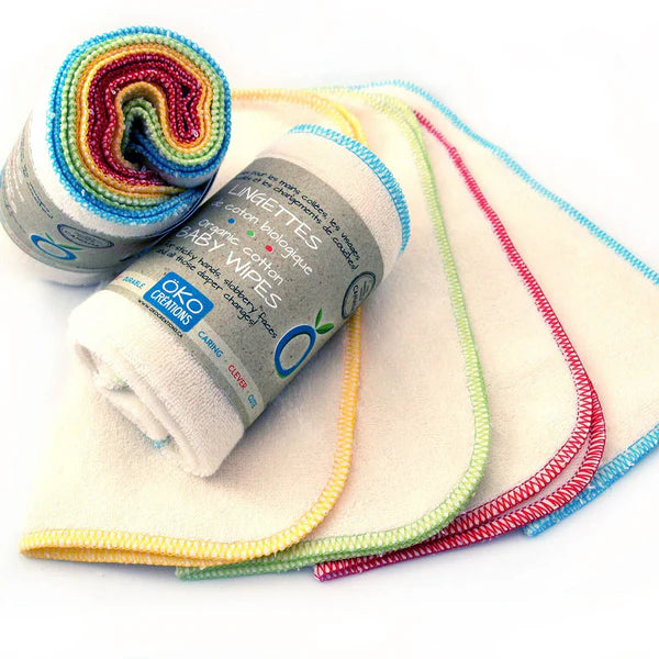 Öko Créations Lingettes de coton biologique Bain Öko Créations