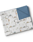 OleOops Couverture de minky pour bébé 30x40 Dodo OleOops Sur le chemin