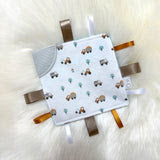 OleOops Doudou craquante à étiquettes Jouets OleOops Passion construction