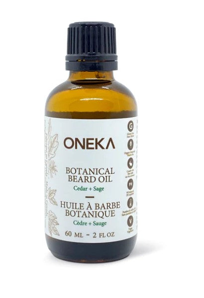 Oneka Huile à Barbe Botanique Cèdre & Sauge