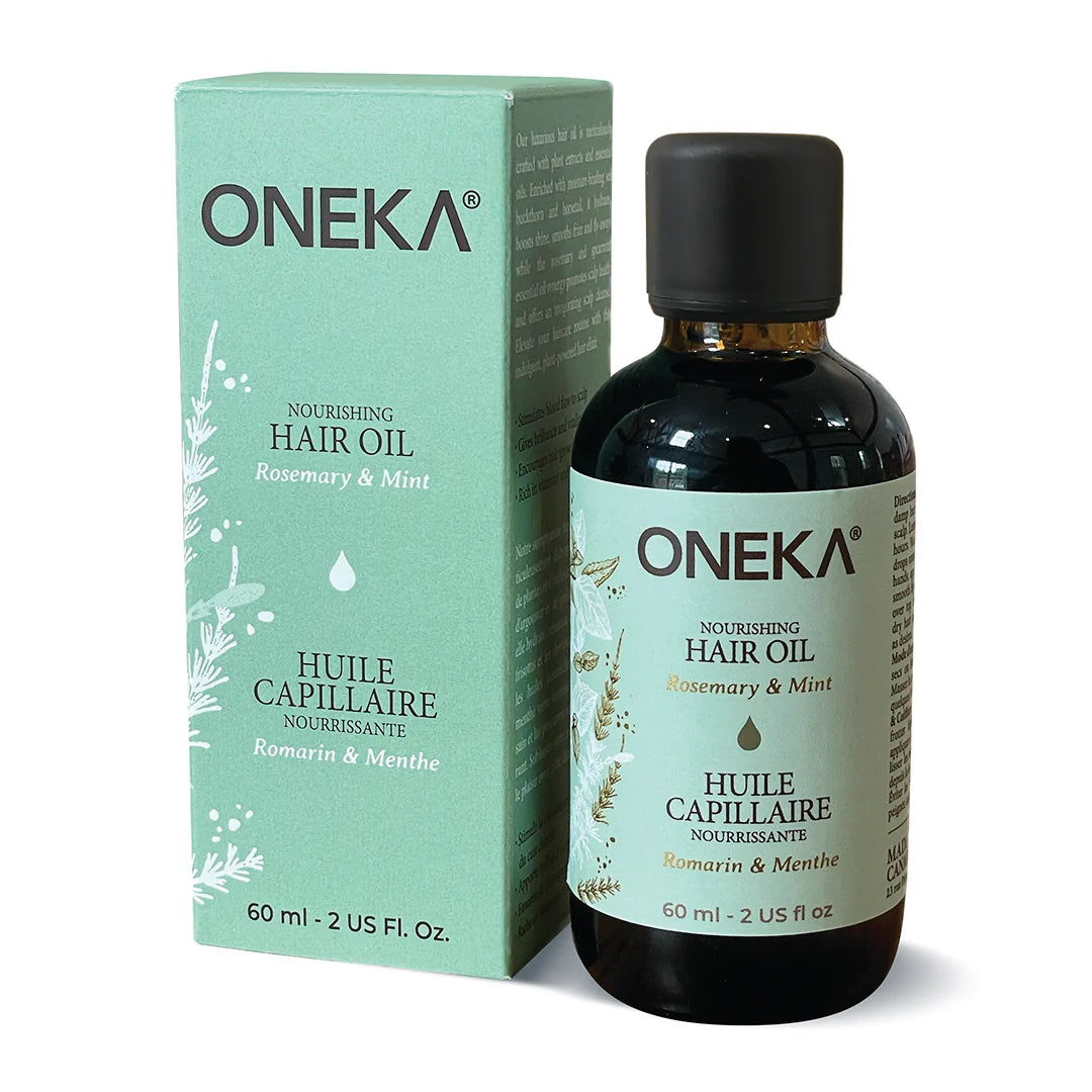 Oneka Huile capillaire nourrissante - Romarin & Menthe Soins corporels Oneka