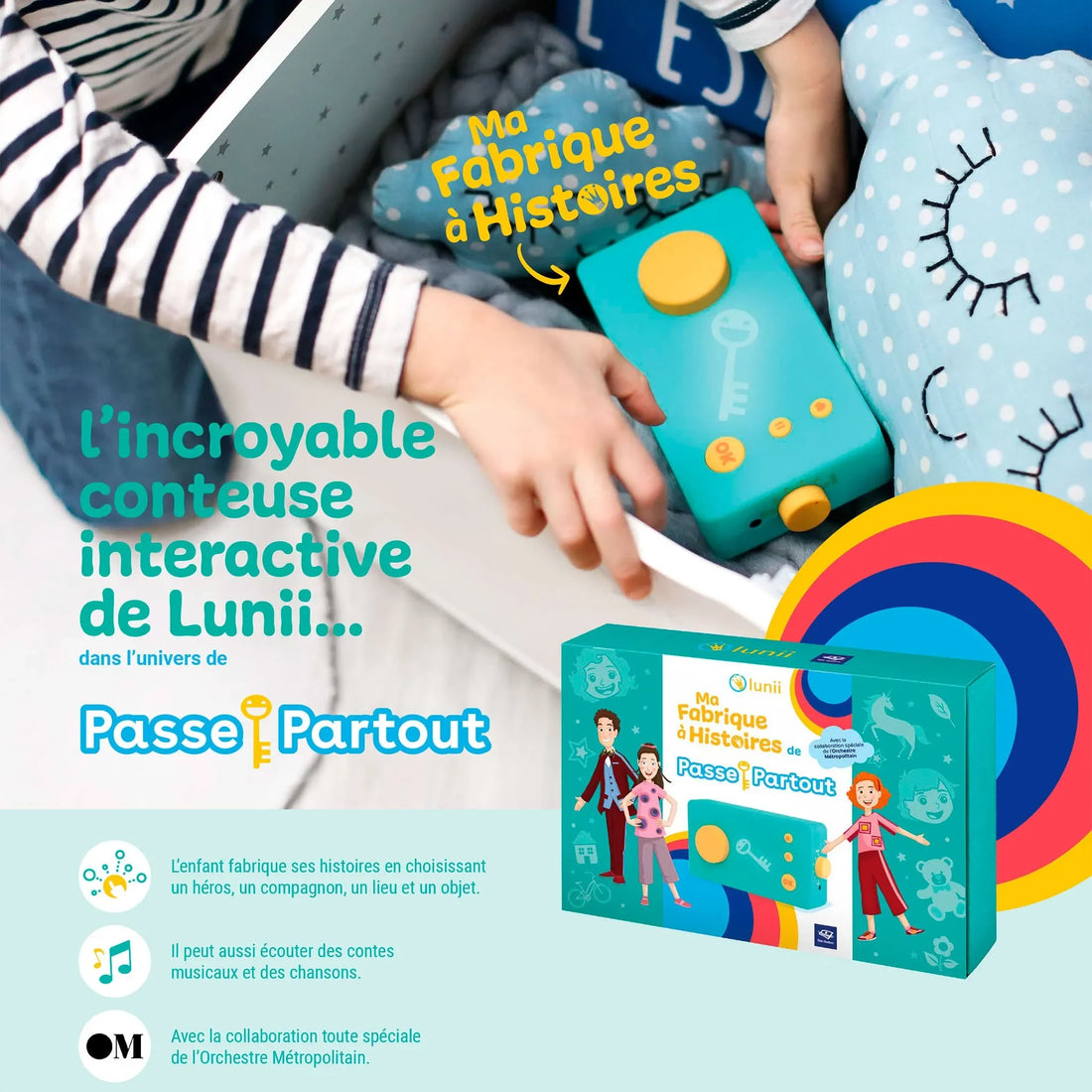 Lunii Ma fabrique à histoires de PassePartout Boutique Planète Bébé