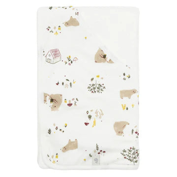 Perlimpinpin Serviette à capuchon pour bébé bambou Bain Perlimpinpin Ours