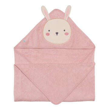 Perlimpinpin Serviette à capuchon pour bébé Bain Perlimpinpin Lapin