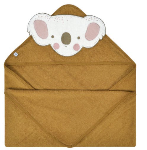 Perlimpinpin Serviette à capuchon pour bébé Bain Perlimpinpin Koala