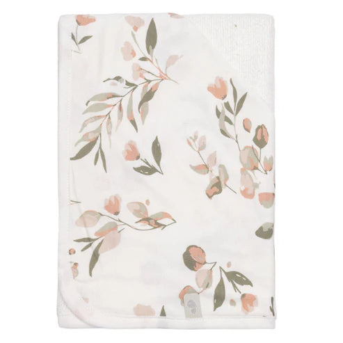 Perlimpinpin Serviette à capuchon pour bébé bambou Bain Perlimpinpin Feuilles