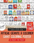Pico Coloriage géant Éducation Pico Tatouages Temporaires Trains