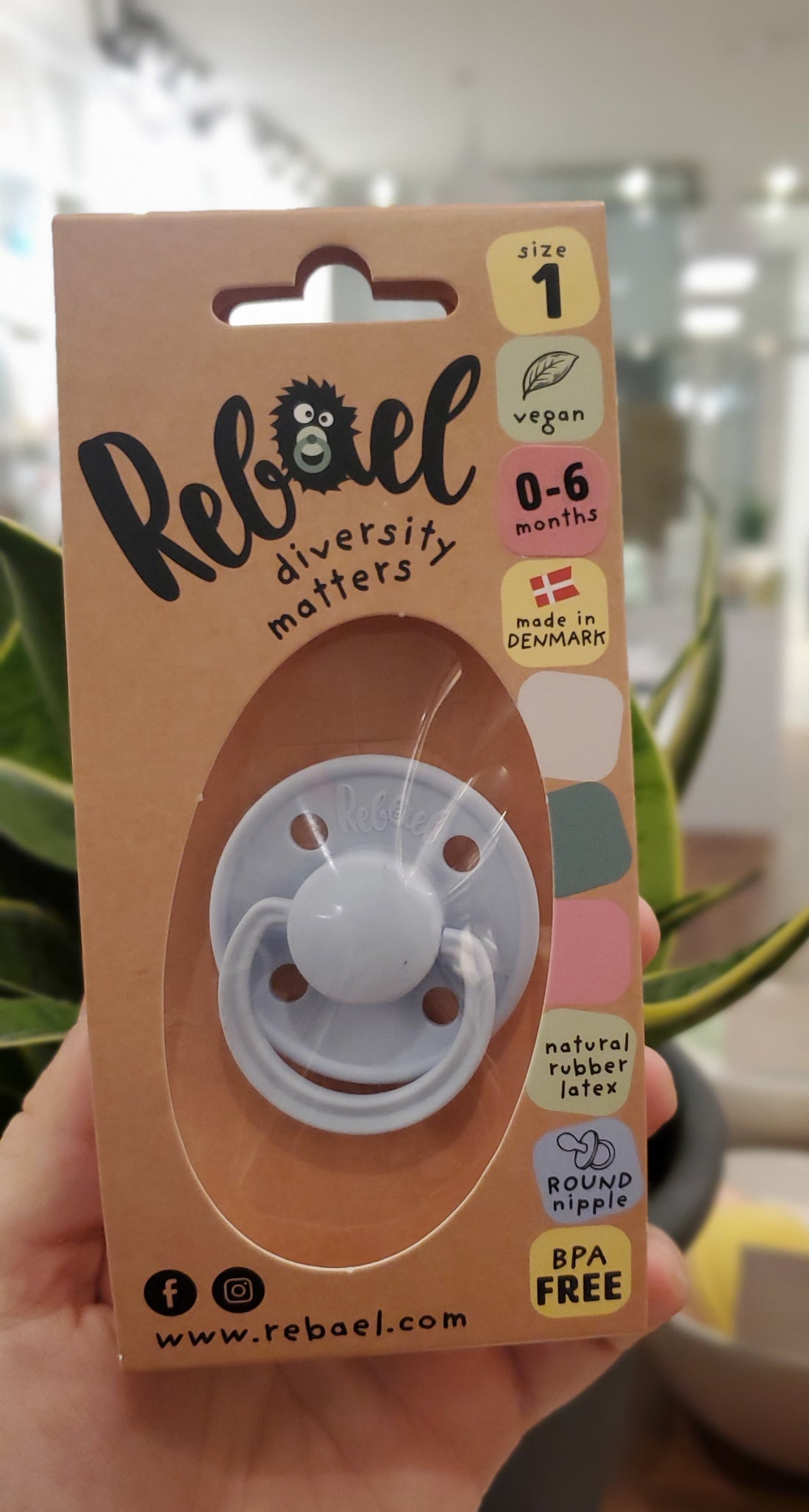 Rebeal Single pacifiers 0-6 months