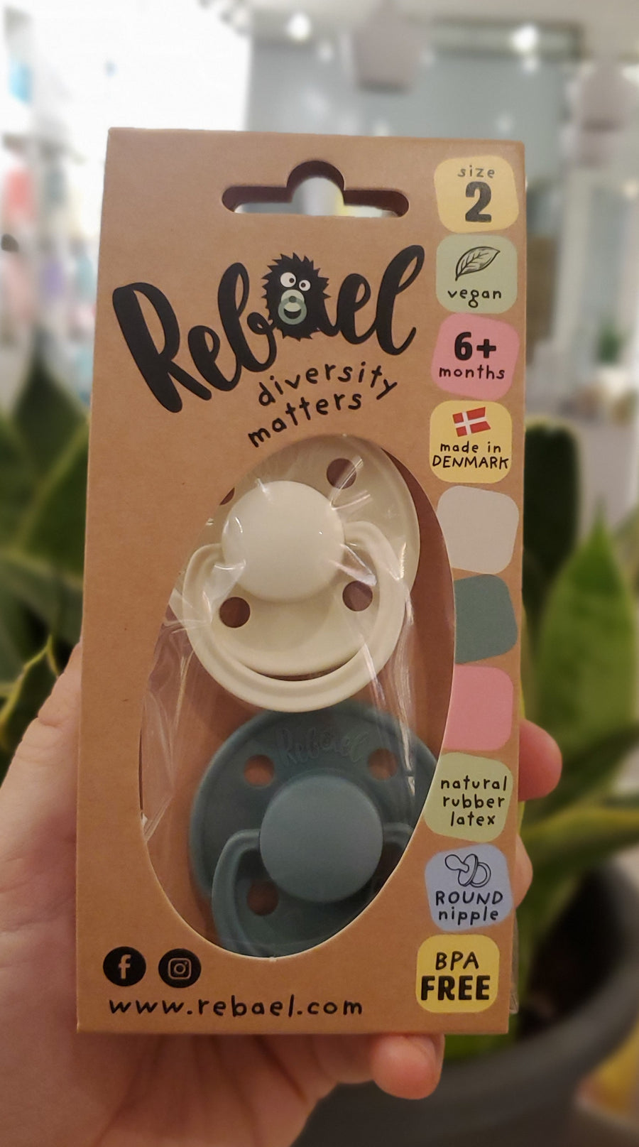 Rebeal Duo pacifiers 6-18 months