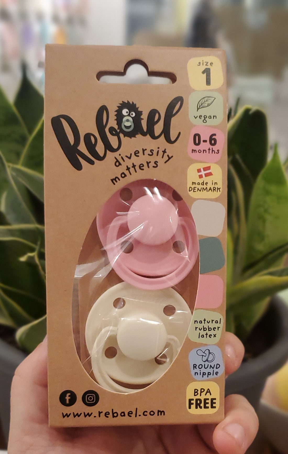 Rebeal Duo pacifiers 0-6 months