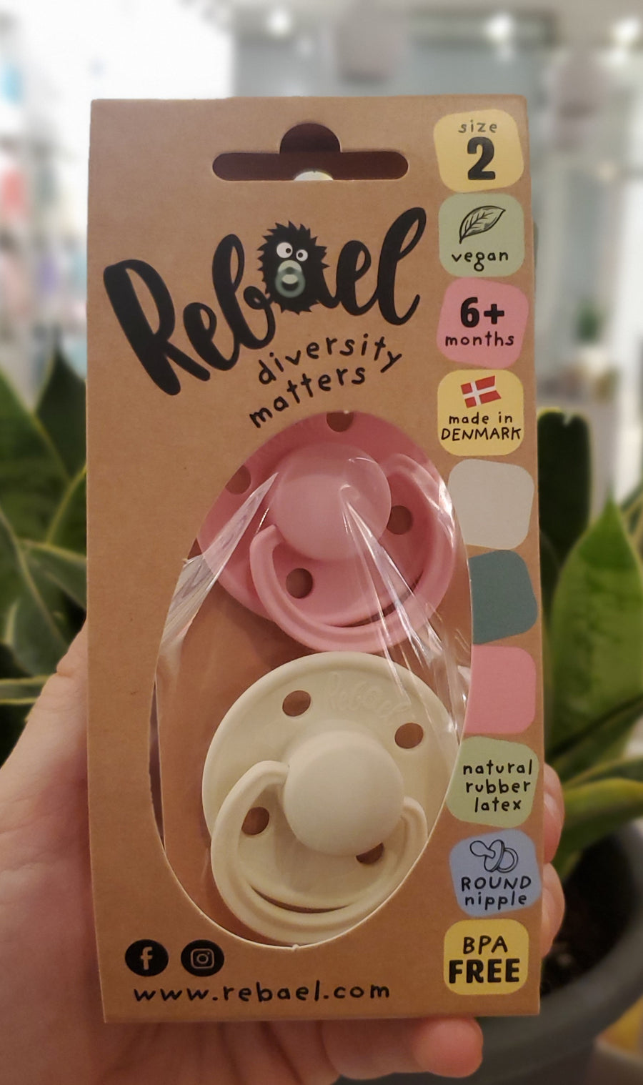 Rebeal Duo pacifiers 6-18 months