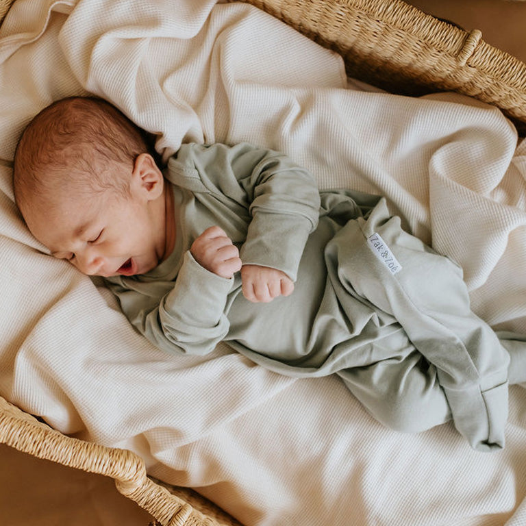 Zak & Zoé Romper en bambou 0-3 mois Dodo Zak & Zoé Sauge