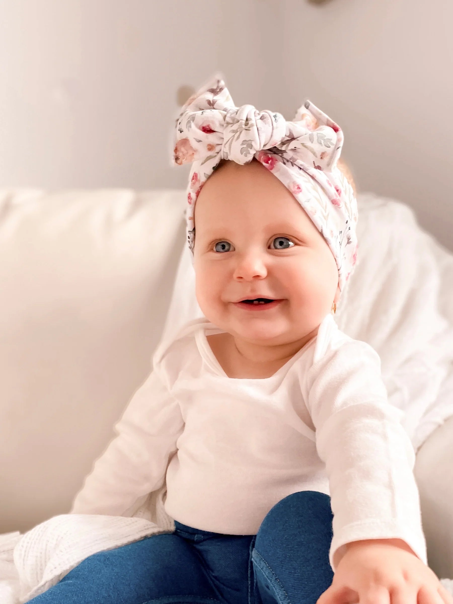 Ananas Co Bandeau boucle en bambou à nouer 3 mois à 5 ans Accessoires de cheveux Ananas Co