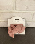 Ananas Co Bandeau boucle en bambou à nouer 3 mois à 5 ans Accessoires de cheveux Ananas Co Vieux rose