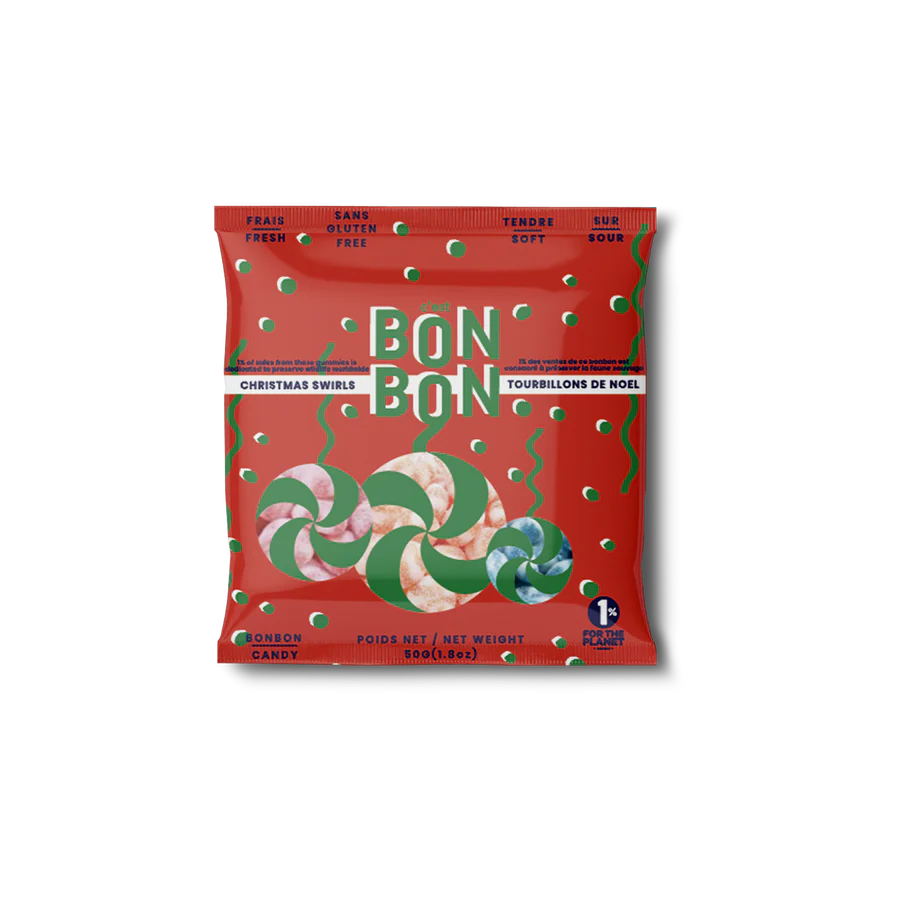 La Boite à bonbons - Édition spéciale Noël La Boîte à Bonbons Tourbillons de Noël 50g