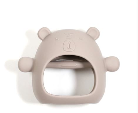 Bulle Bijouterie manchon de dentition pour bébé Jouets Bulle bijouterie Taupe