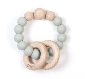 Bulle bijouterie Hochet de bois Clic-Clac Jouets Bulle bijouterie Sauge