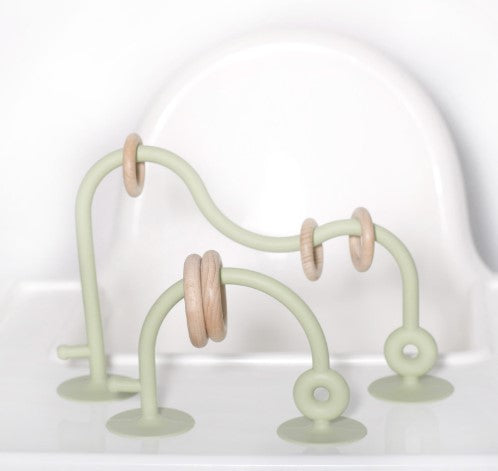 Bulle bijouterie Jouet à ventouses pour chaise haute Jouets Bulle bijouterie Fougère