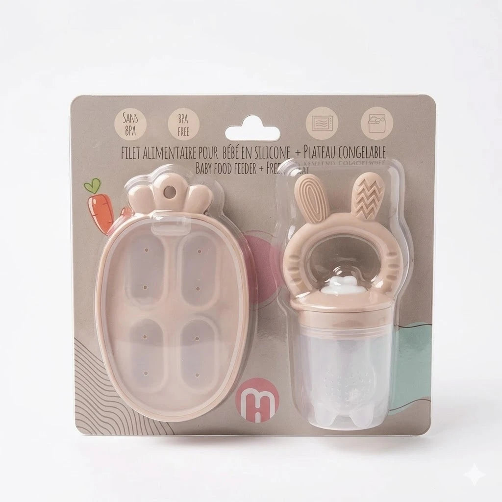 Collection MH Filet Alimentaire en silicone et son plateau congelable Alimentation Collection MH