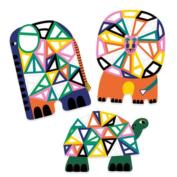 Djeco Jeu mosaïque Mosaïco Africa Jouets Djeco