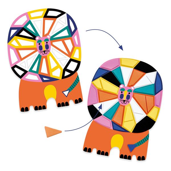 Djeco Jeu mosaïque Mosaïco Africa Jouets Djeco