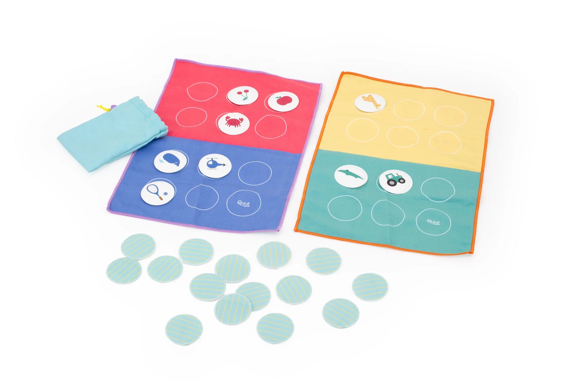 Quut Jeu de voyage Bingo et Loto des couleurs Jouets Quut