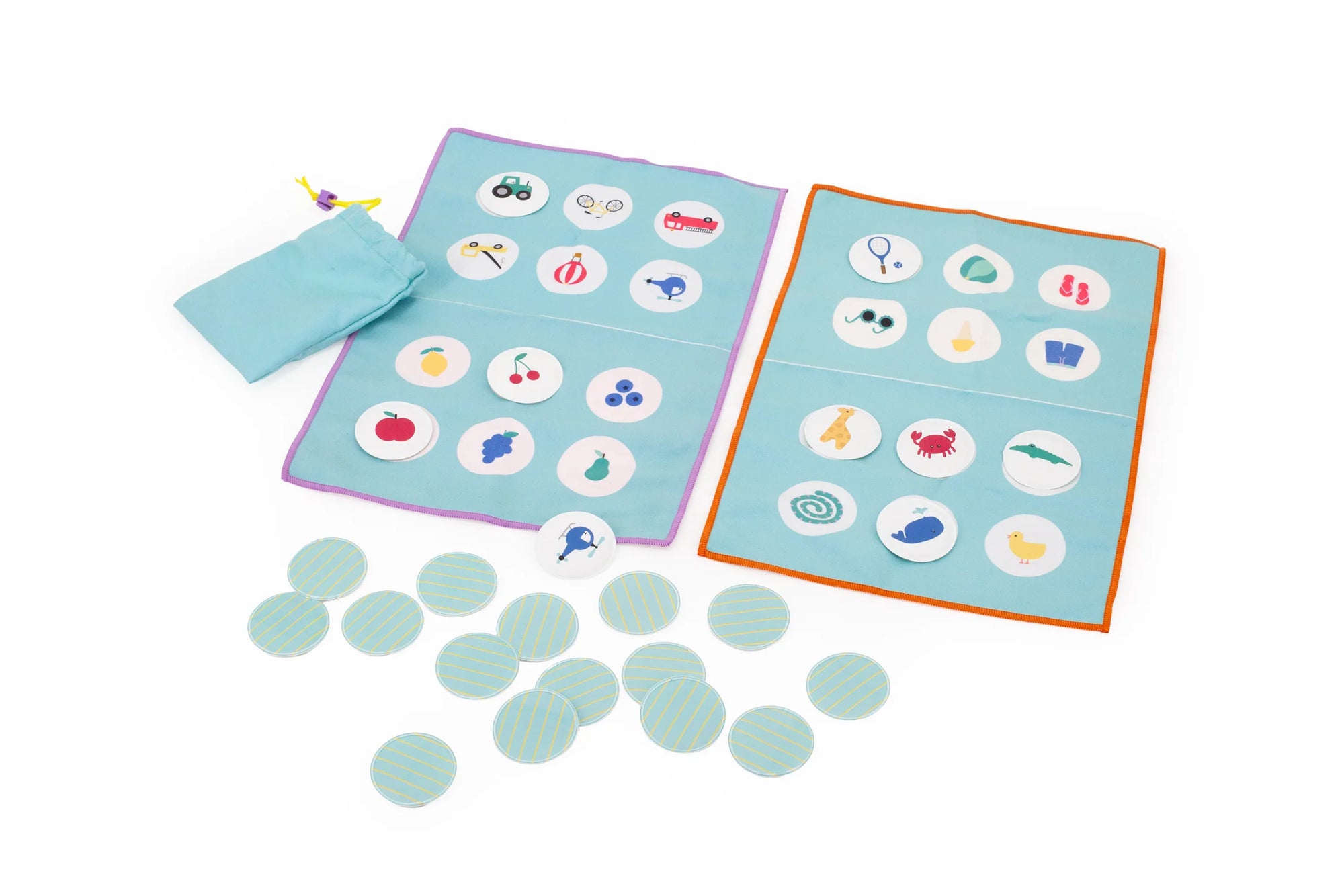 Quut Jeu de voyage Bingo et Loto des couleurs Jouets Quut