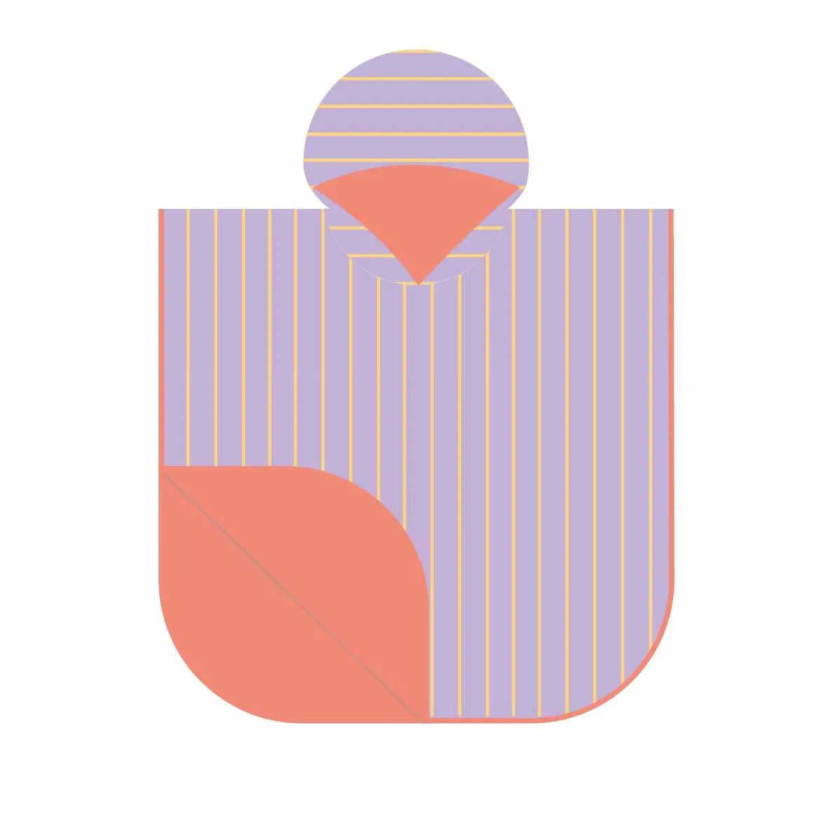 Quut Poncho de plage Quut Mauve