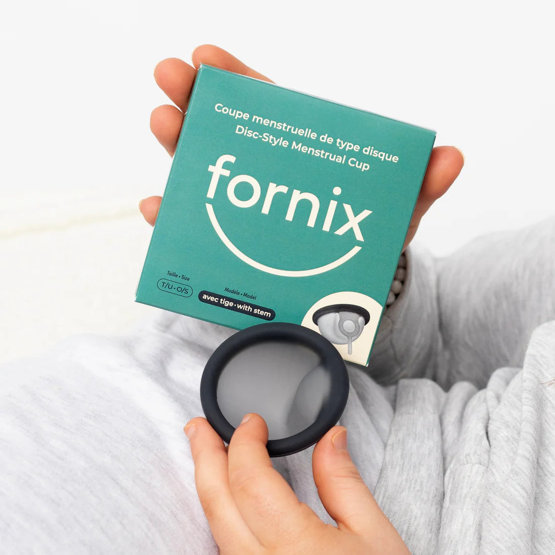 Fornix Disque menstruel avec tige