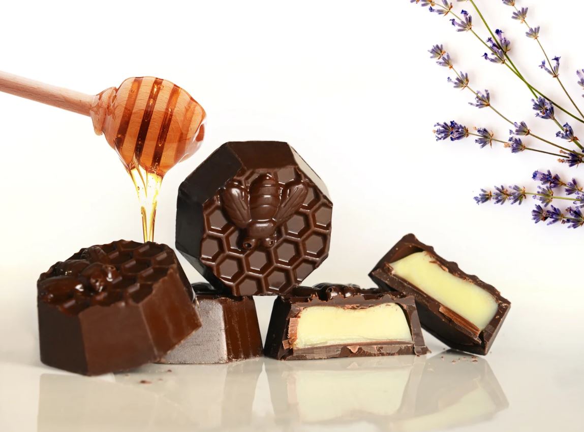 François Lambert Chocolats farcis - Ganache miel et lavande Alimentation François Lambert