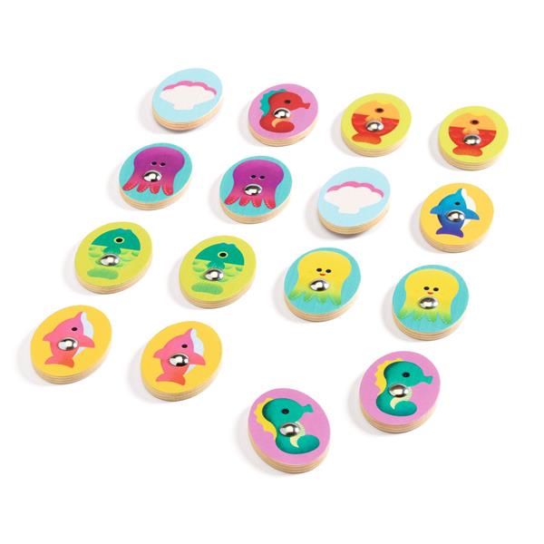 Djeco Ludosea Coffret de 4 jeux Sous l'océan Jouets Djeco