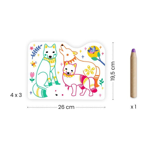 Djeco Coloriage a révéler 3-6 ans Jouets Djeco