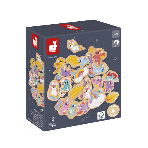 Janod Aimants Les licornes et dragons Janod