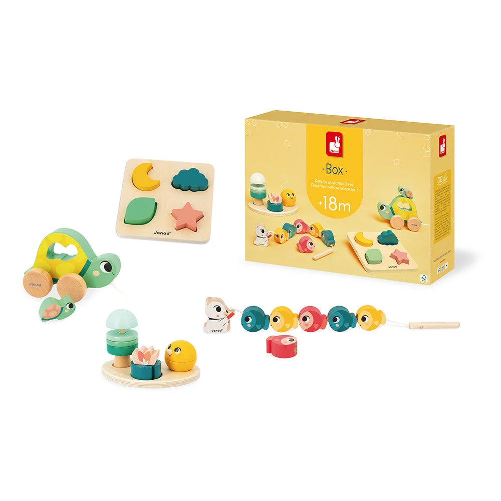 Janod Boîte de jeux pour 18 mois +