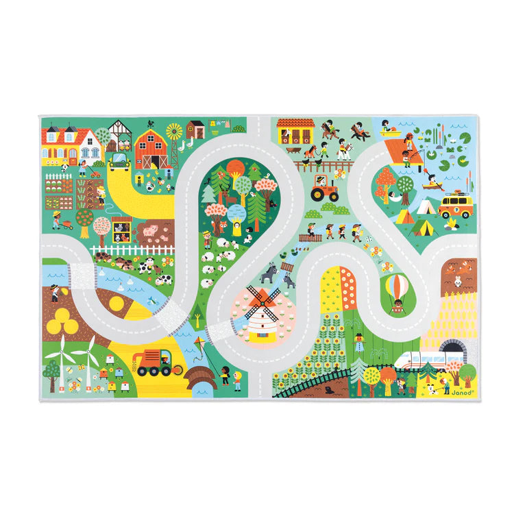 Janod Tapis de jeu Collection Cross Road Janod
