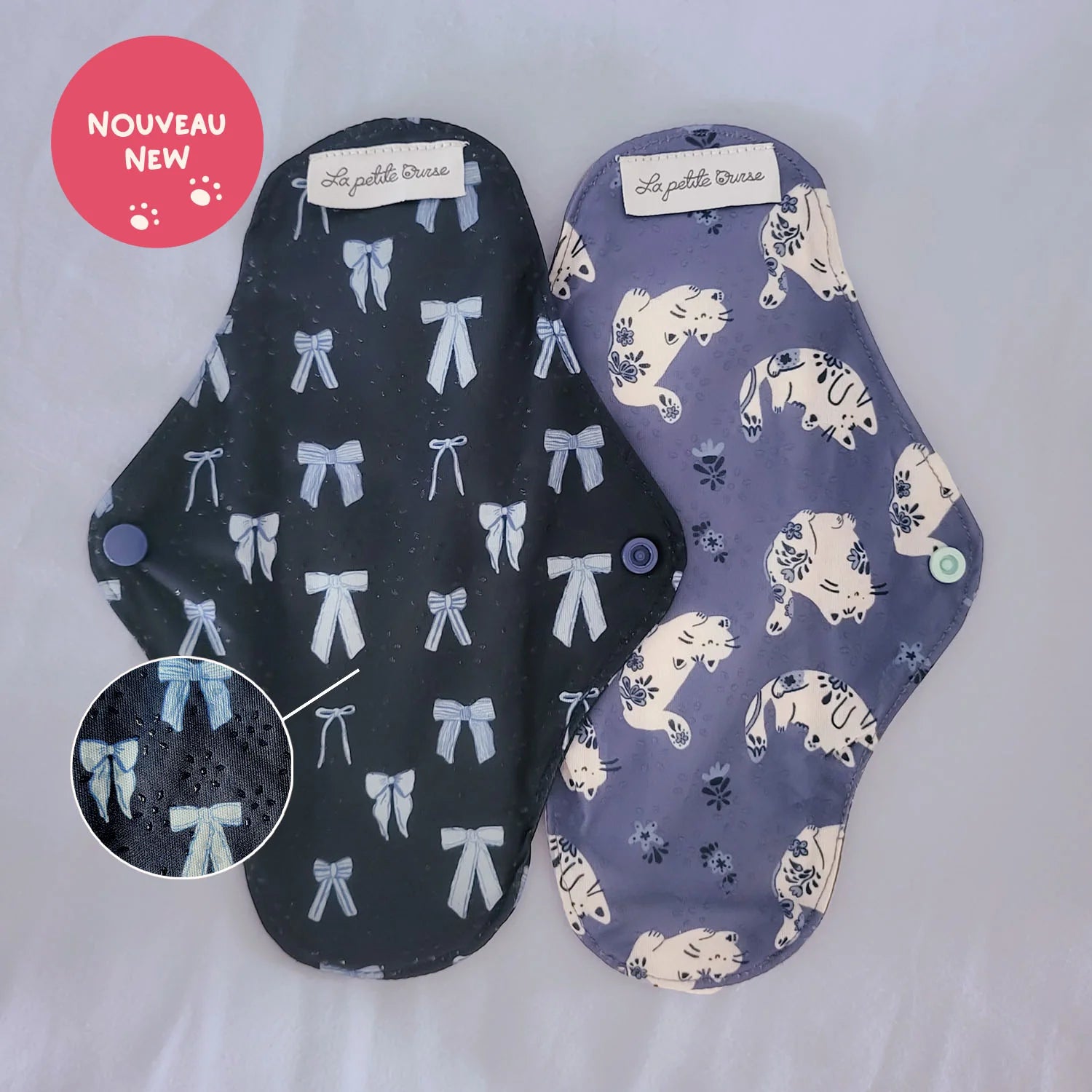 La Petite Ourse Serviettes hygiéniques régulières lavables Accessoires La Petite Ourse