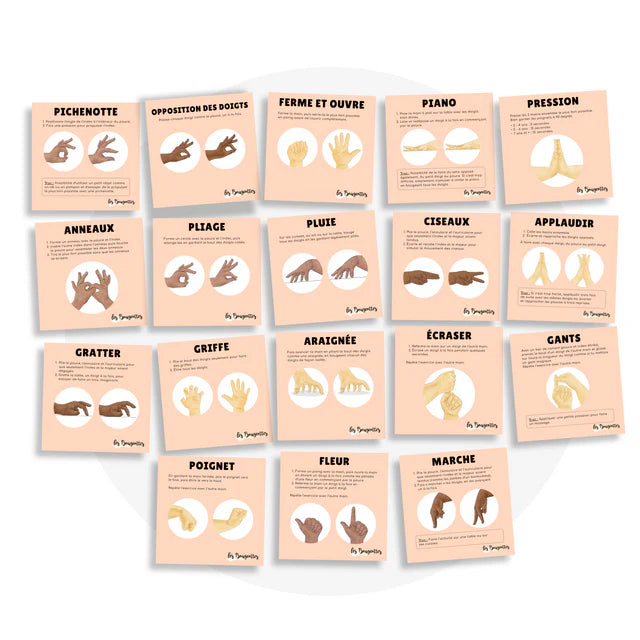 Les Bougeottes Cartes d'apprentissage - Animaux Méli-mélo 3 Éducation Les Bougeottes