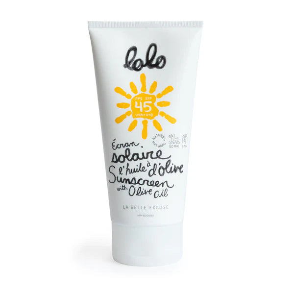 Lolo et moi par La Belle Excuse Écran solaire minéral naturel Soins corporels Lolo et moi 150g - Parfum Lolo
