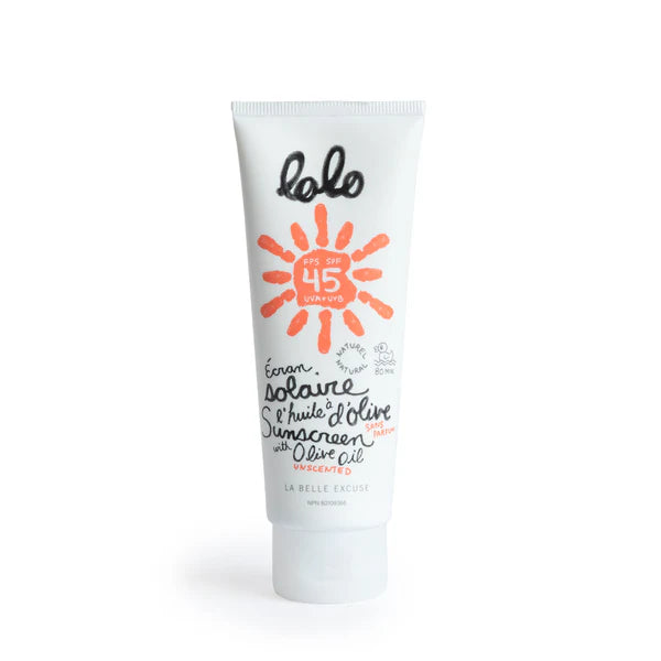 Lolo et moi par La Belle Excuse Écran solaire minéral naturel Soins corporels Lolo et moi 75g - Sans parfum