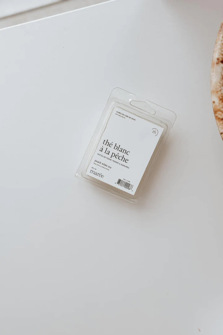 Marée Chandelles Pastilles de soya pour diffuseur Maison Marée Chandelles Pêche &amp; thé blanc