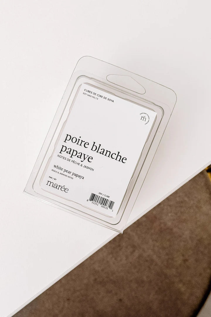 Marée Chandelles Pastilles de soya pour diffuseur Maison Marée Chandelles Poire blanche &amp; papaye