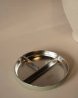 Micasso & Co Assiette à ventouse divisée en acier inoxydable et silicone alimentaire