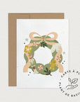 Mimosa Design Carte de souhait à planter Noël Accessoires Mimosa Design Couronne festive