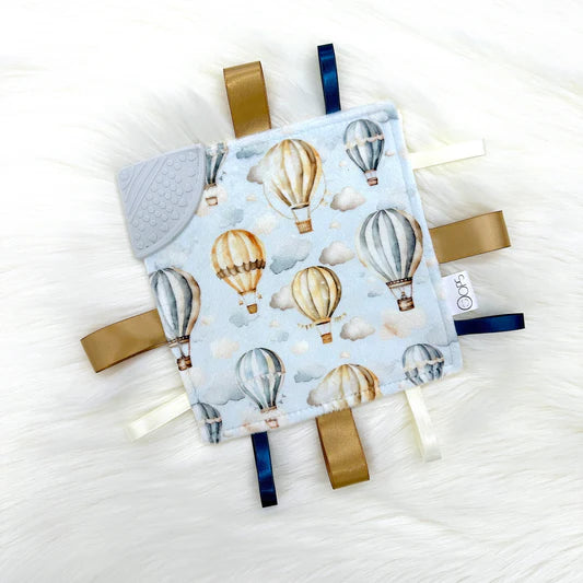 OleOops Doudou craquante à étiquettes Jouets OleOops Montgolfière