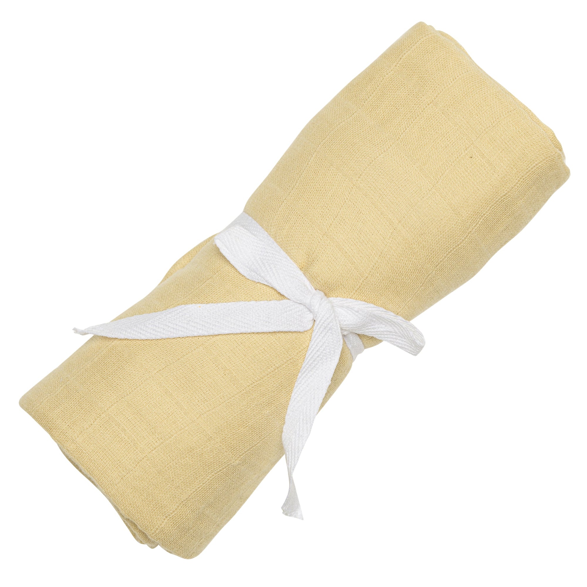 Perlimpinpin Doudou en mousseline de coton Dodo Perlimpinpin Jaune citron