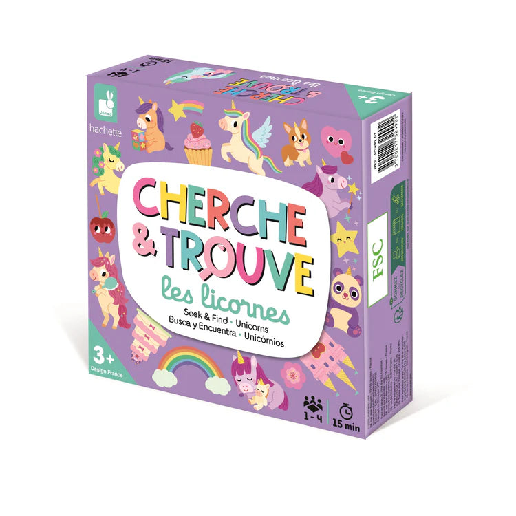 Janod Mon premier cherche et trouve - Licorne Jouets Janod