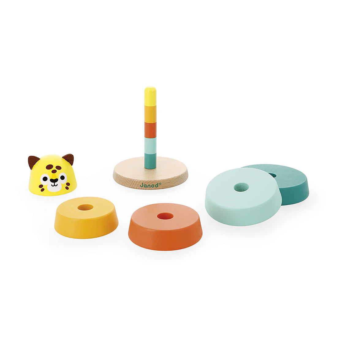 Janod Jaguar empilable - Collection Tropik Jouets Janod