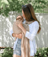 Gustine Écharpe à anneaux Ring Sling Breathe en tissu filet Portage Gustine baby carrier Tulum